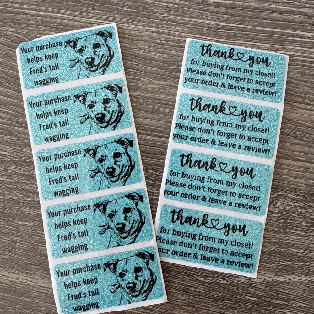 100 Personalized Stickers - Funds for Eskimo!